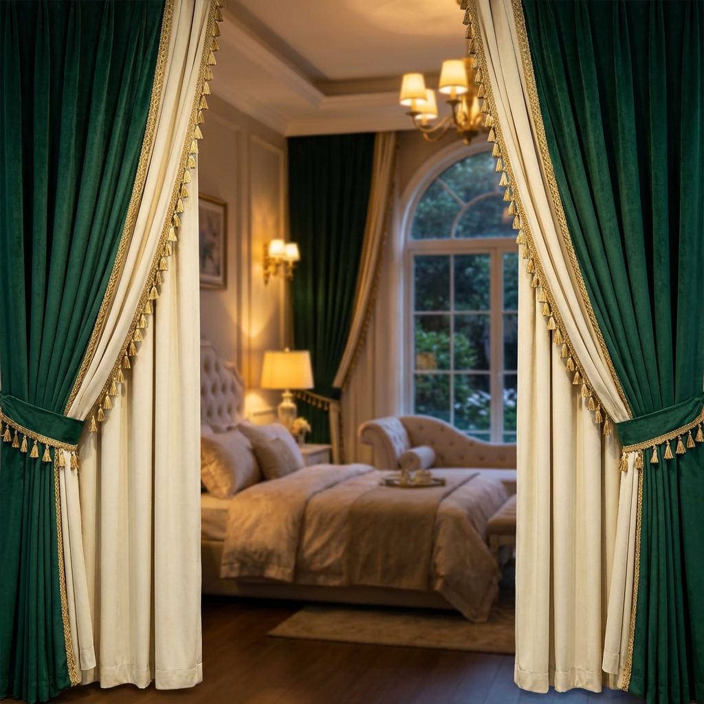 Eleganta Gardinuppsättning